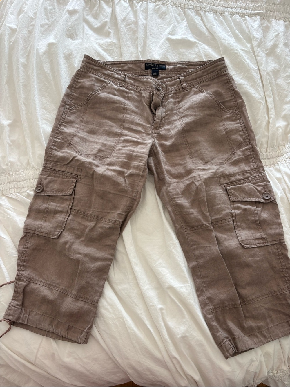 Banana Republic Brown Cargo Capris